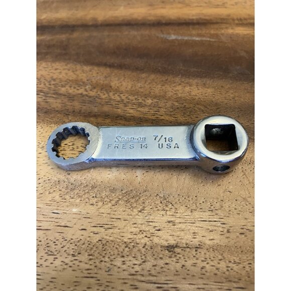 Snap-on Tools FRES14 USA 3/8" Drive SAE 7/16" Torque Adapter - Picture 1 of 12